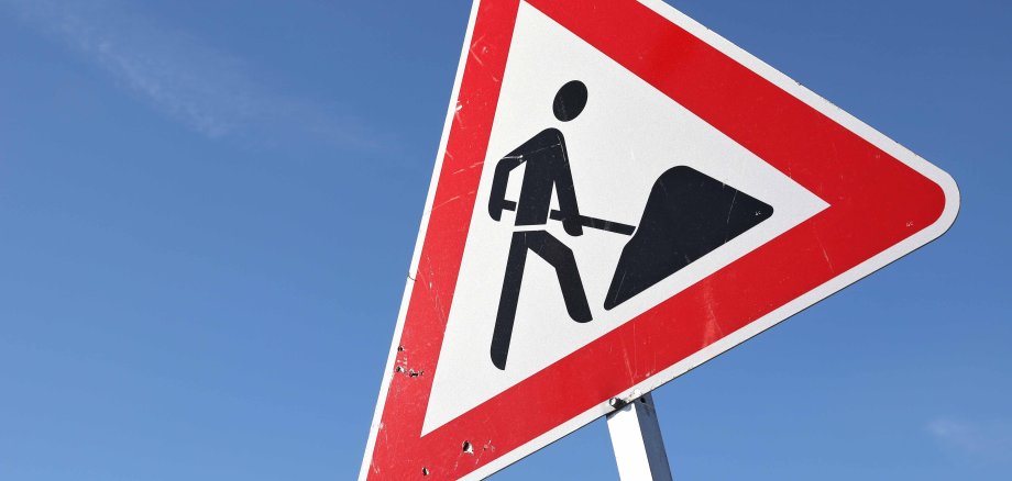Deutsches Verkehrszeichen: Arbeitsstelle Deutsches Verkehrszeichen: Arbeitsstelle