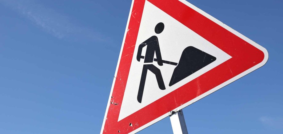 Deutsches Verkehrszeichen: Arbeitsstelle Deutsches Verkehrszeichen: Arbeitsstelle