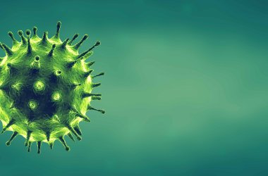Coronavirus or Flu virus concept