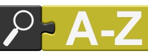 A-Z -Sortierung Bild, das auf eine A-Z-Sortierung hinweist