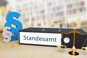 Standesamt Ordner mit Aufdruck "Standesamt"