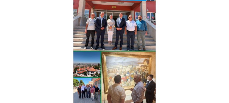 Verbindung zwischen Ober-Ramstadt und Fethiye wird gestärkt. Collage einer Delegationsreise mit offiziellen Gesprächen, Begegnungen mit Vertreterinnen und Vertretern vor Ort sowie Eindrücken aus der Partnerstadt Fethiye.